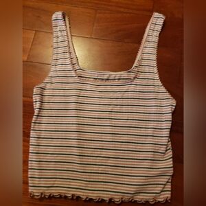 Womans American Eagle Outfitters Soft & Sexy Striped Tank Top Size Small